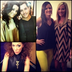 Camille Key, Patrick Navarro, FringeBoutique.com owners Emily Stephenson Helena & Amanda Church Stephenson