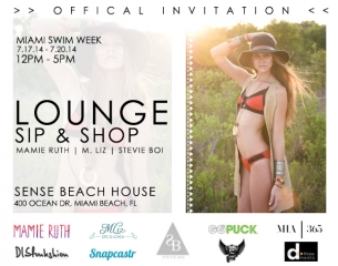 Mamie Ruth Miami Swim Week Sense Beach House